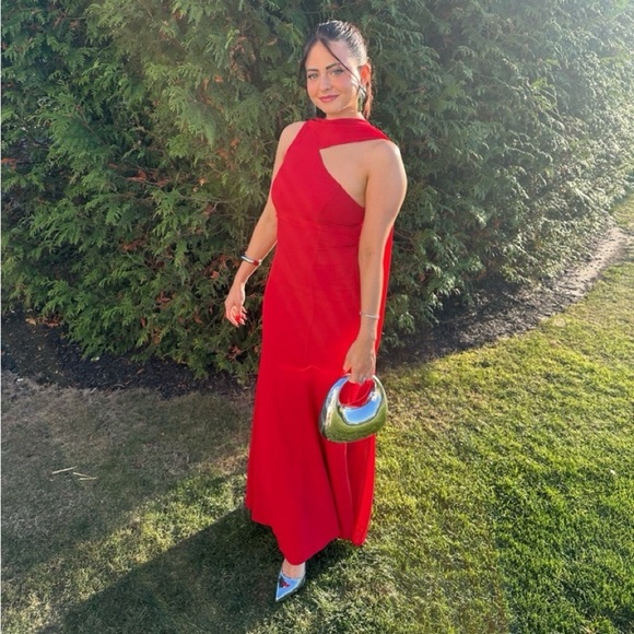 REFORMATION NWT Rosalynn Red Dress 4 - Picture 4 of 12